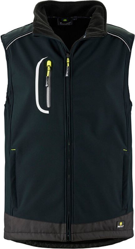 4PROTECT® Softshellweste IDAHO schwarz 3322 Gr. XS