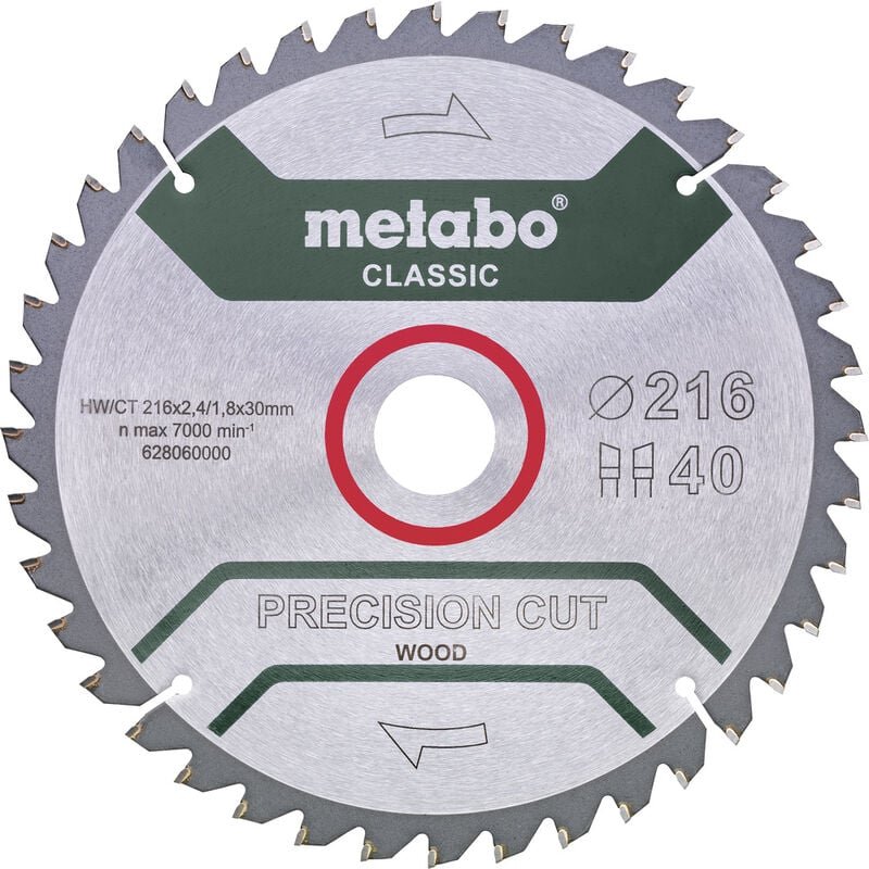 Precision cut wood classic 628657000 Kreissägeblatt 305 x 30 x 1.6 mm Zähneanzahl: 56 1 St. - Metabo