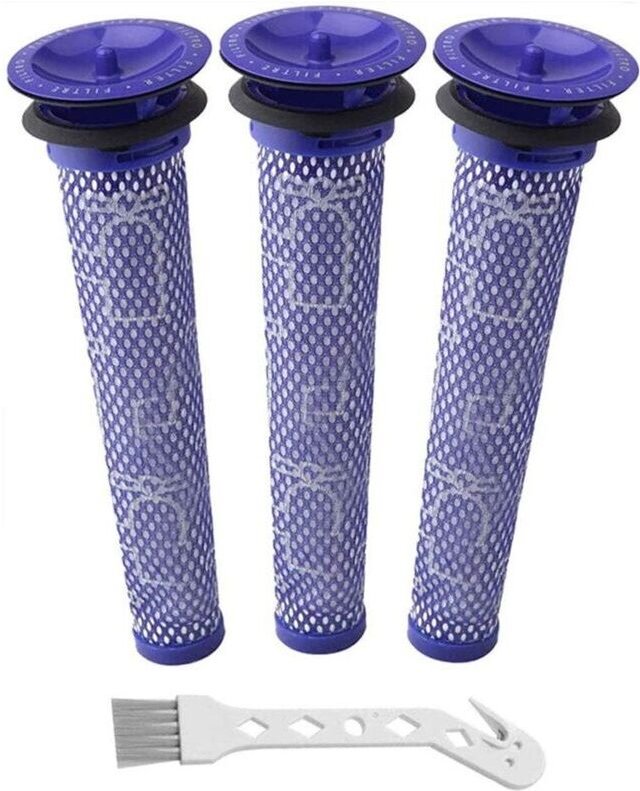 3er-Pack Staubsaugerfilter, kompatibel mit Dyson V6/7/8/DC58/DC59, blau