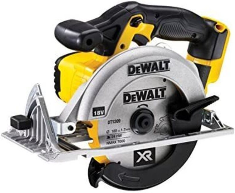 DEWALT 18 V 165 mm Kreissäge ohne Akkus und Ladegerät TSTAK DCS391NT