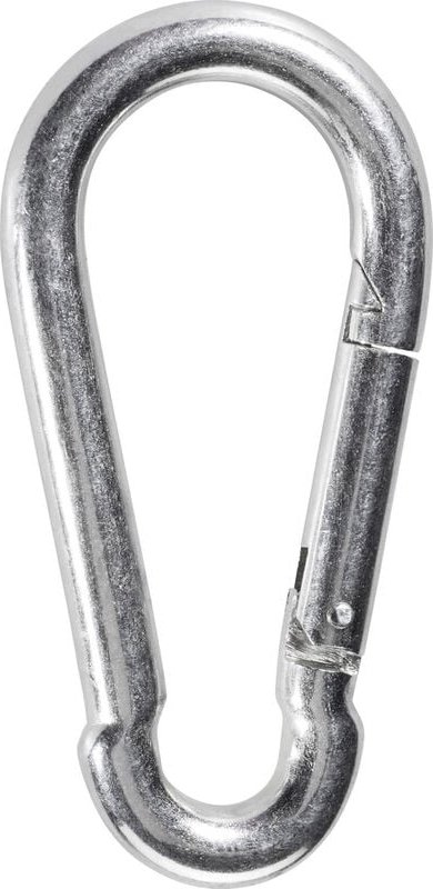 Toolcraft - ME16003089 Karabinerhaken 80 mm x 8 mm 1 St.