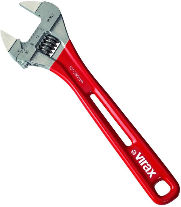 17022 Virax Clé à molette Virax 10' extra légère à mors fins