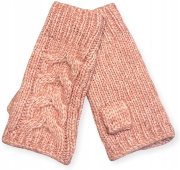 Hellrosa Fingerlose Handschuhe LOFT