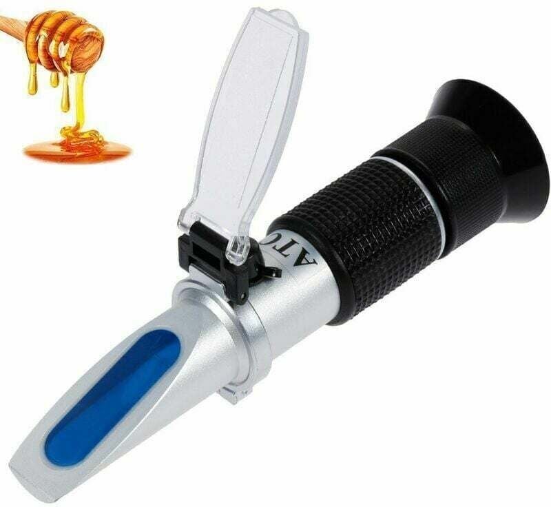 Mumu - Manuelles Refraktometer zur Bestimmung des Brix 0-32 % Honig, Kondensmilch, Pflanzenöle, Zuckersirup, Fruchtmarme...