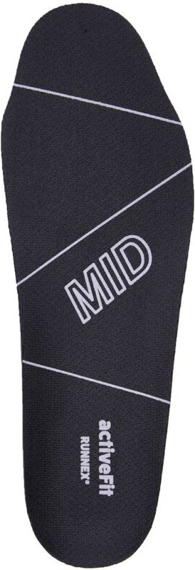 5411-37 RUNNEX® Einlegesohle activeFit mid Gr.37 schwarz/grau