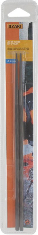 Set mit 2 Feilen zum Schärfen von 3/8"- und 404"-Ketten - Ø: 5,5 mm CENTRALE BRICO