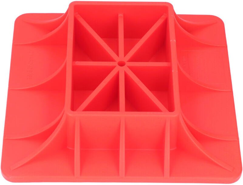 Vtizikl Jack de remontée de service robuste au large de la base de la route Rouge Nylon Anti-fracture Carte de support p...