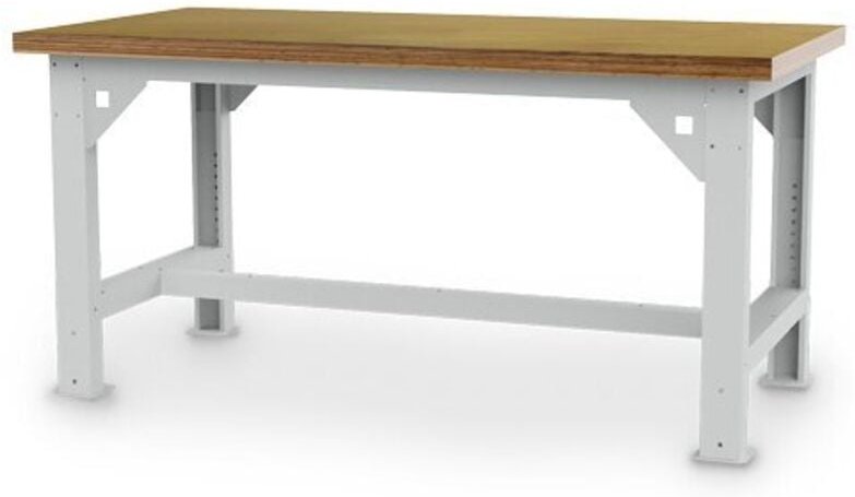 Schwerlasttisch Breite 2000 mm, Traglast 1000 kg, höhenverstellbar Maße in mm (BxT): 2000 x 750