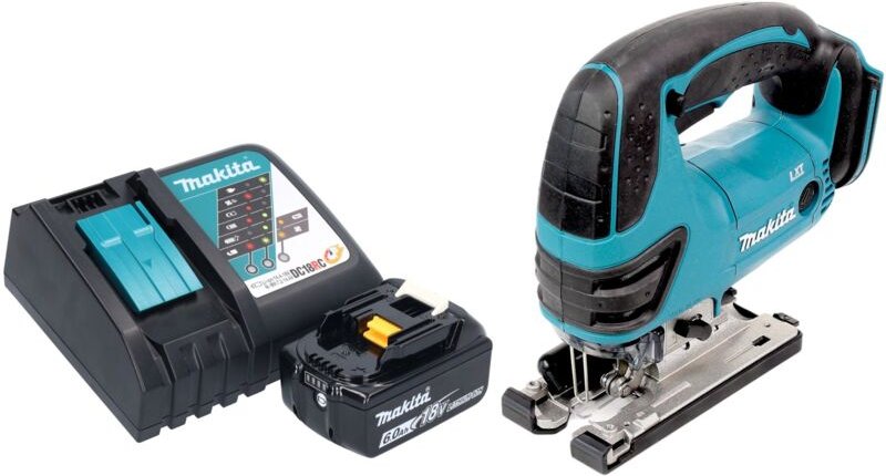 Makita DJV 180 RG1X Akku Stichsäge 18 V 135 mm + 1x Akku 6,0 Ah + Ladegerät