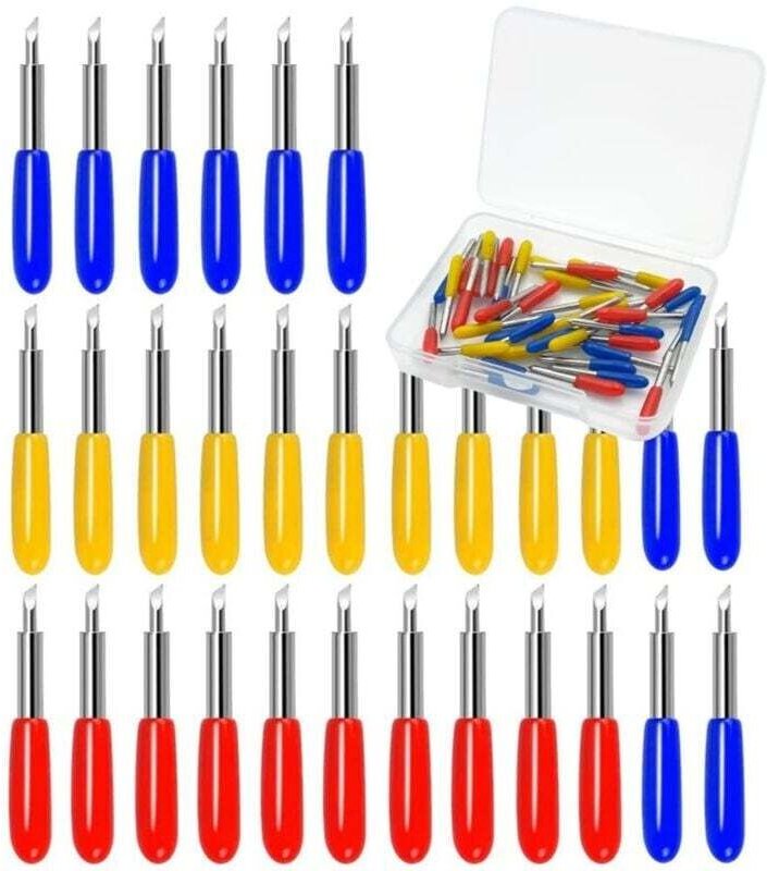 30 Ersatzklingen für Cricut Explore Air, Cricut Explore Air 2, Cricut Explore Air 3, Cricut Maker, Cricut Maker 3, Cricu...