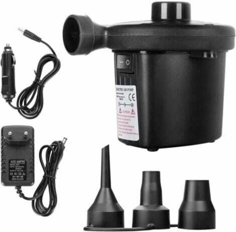 Inflator Elektrische Luftpumpe, 2 in 1 elektrischer Deflator, schnelle tragbare Luftpumpe, elektrischer Inflator mit 3 D...