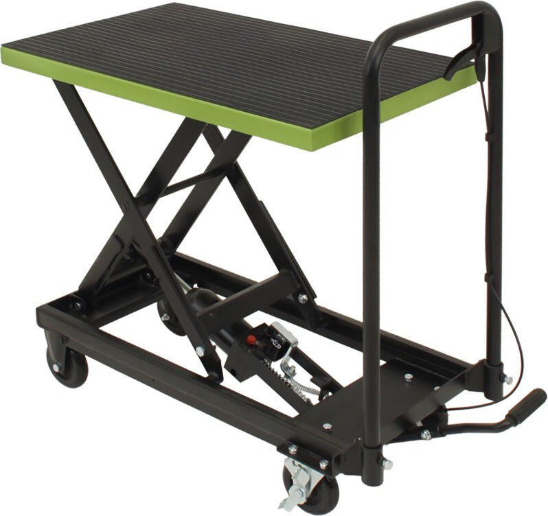 Scherenhubwagen hydraulisch 225 kg Tragkraft Hubbereich 23-72,5 cm 4 Rollen rutschfeste Plattform