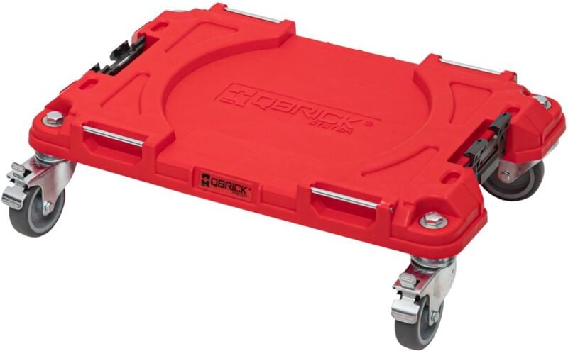 System pro Transport Platform red ultra hd Rollbrett 506 x 325 x 140 mm 100 kg Traglast - Qbrick