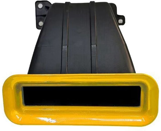 Tlily - FüR Focus Air Inlet Tuyere Intake FließHeck 4D Sedan 5D MK3 MK3.5 Car Modification 2012-2018 Gelb