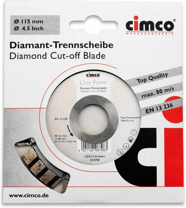 Thumbnail - Cimco Diamanttrennscheibe D=150mm 208712