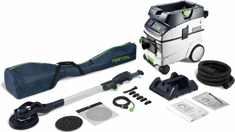 Langhalsschleifer- und Sauger-Set planex lhs 2-M 225 eq/ctl 36-Set, incl. Absaugmobil ctl 36 ei ac-planex - Festool