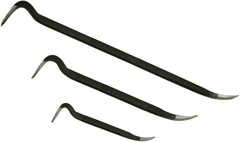 Nageleisen Gorilla Bar Gesamtlänge 600 mm oval