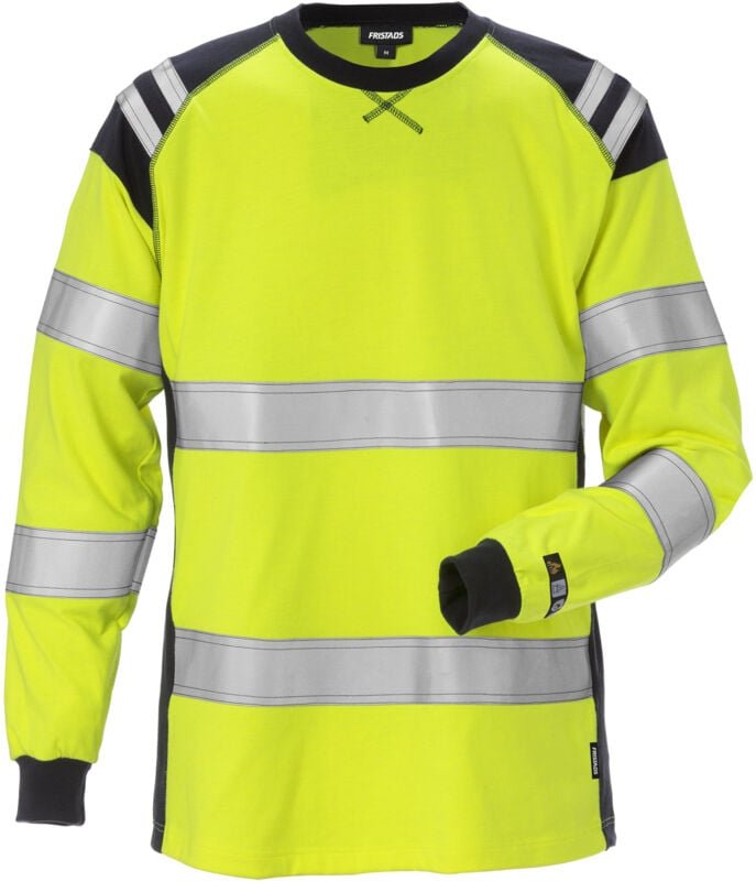 Fristads 129522-171-3XL Flamestat T-Shirt, Langarm, Damen Kl. 3 7097 TFLH Flames