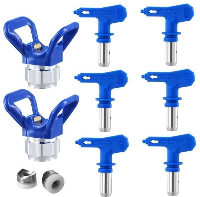 Airless-Farbspritzdüsen, umkehrbarer Düsensatz, 6 Größen (211/315/417/517/515/523) für Wohn- und Bauwesen