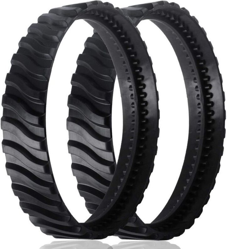 Vtizikl 2 chenilles adaptables pour Zodiac MX6 MX8 MX9, pneus de Robot Nettoyeur Piscine Baracuda R0526100