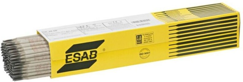 Basische Schweißelektrode, ESAB, Modell OK 48.00 fi 3.2 mm, für Kohlenstoffstahl, hoher Einbrand, Schlacke leicht zu ent...
