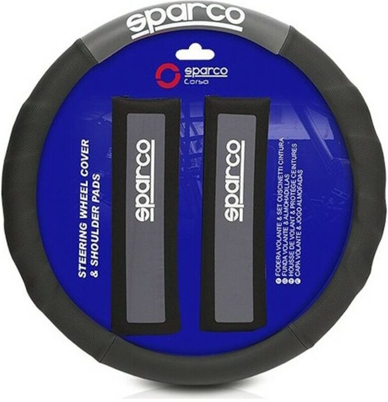 Lenkradabdeckung + Polsterung für Sicherheitsgurt Sparco SPC1111 Universal