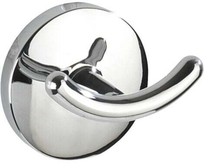 Wenko 22166100 Duo Cuba Wandhaken, verchromtes Zink, 4 x 5,5 x 5 cm