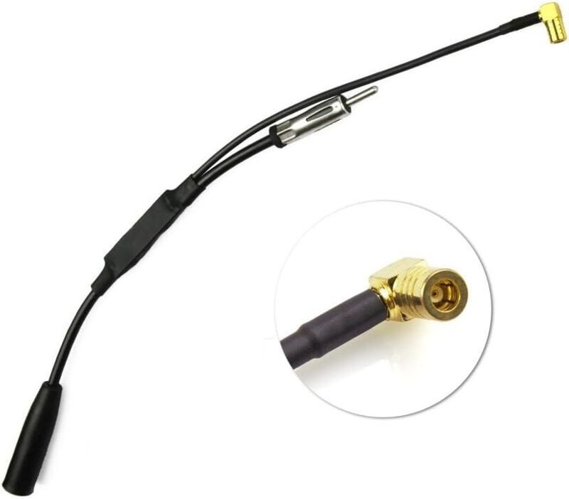 Geeignet für SMB-Autoantennen-Splitter, DIN-Steckeradapter, DAB-Autoantenne, Autoradioantenne für DAB+-Autoradioantenne