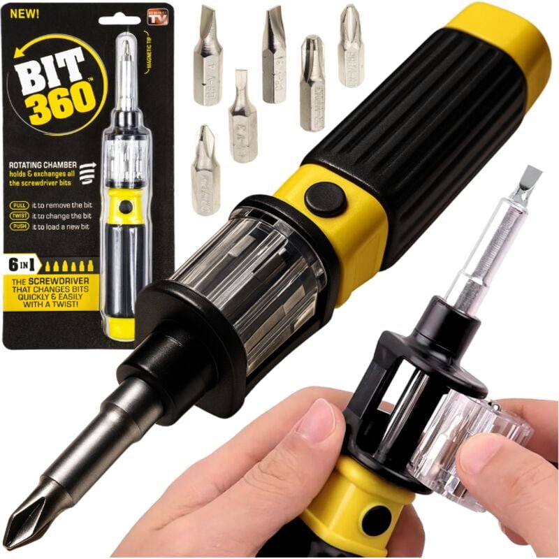 Schraubendreher-Set 6-in-1 Schraubendreher-Bits austauschbare Handwerkzeuge für Vater