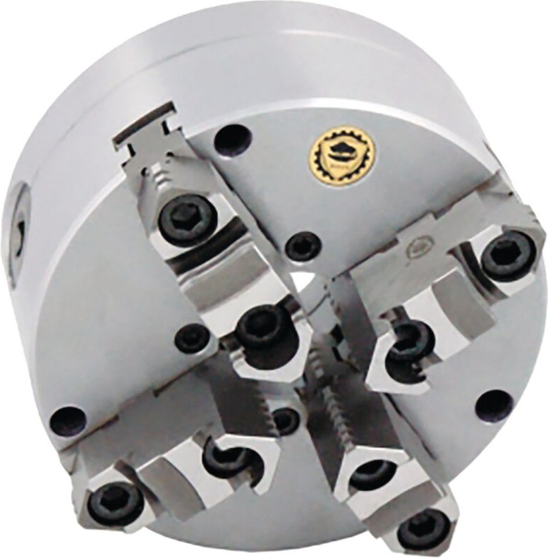 Optimum BISON Vierbacken-Drehfutter Guss Ø 160 mm DIN 6350 A2-4, 3450236