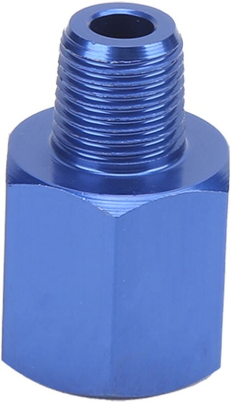 Acouto M12 Außengewinde-Adapter M12 Innengewinde 1/8 NPT, Aluminiumlegierung, Länge 28 mm, Sensoranschluss-Umrüstung für...