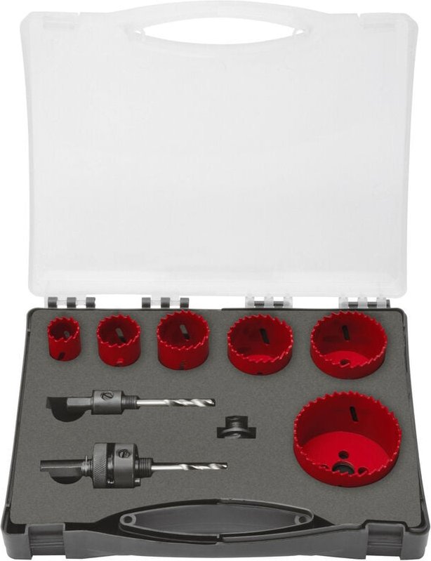 70604 Lochsägen-Set 9teilig 1 Set - Exact