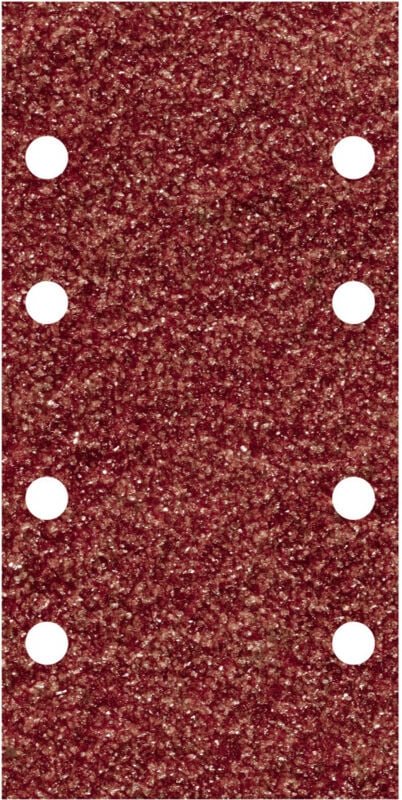 Haftschleifstreifen K120 93 x 185 mm gelocht 10 Stück für Schwingschleifer - Wolfcraft