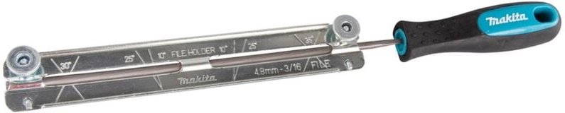 Feilenhalter mit Feile 4,8mm 0,325 Zoll 25° für Sägeketten D-70960 - Makita
