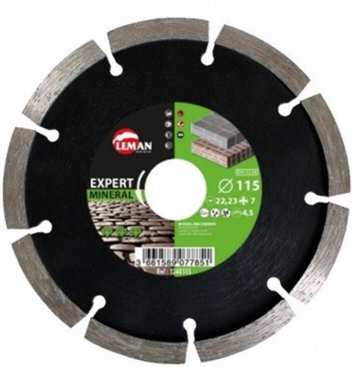 Diamant-Scheibe zum Entfernen von Mörtel Classic ø 115 Bohrung 22,23 Dicke 8,0 mm