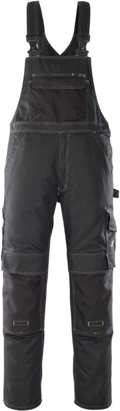 MASCOT® Latzhose 08269-010-09 Schwarz ergonomisch CORDURA verstellbar Knietaschen