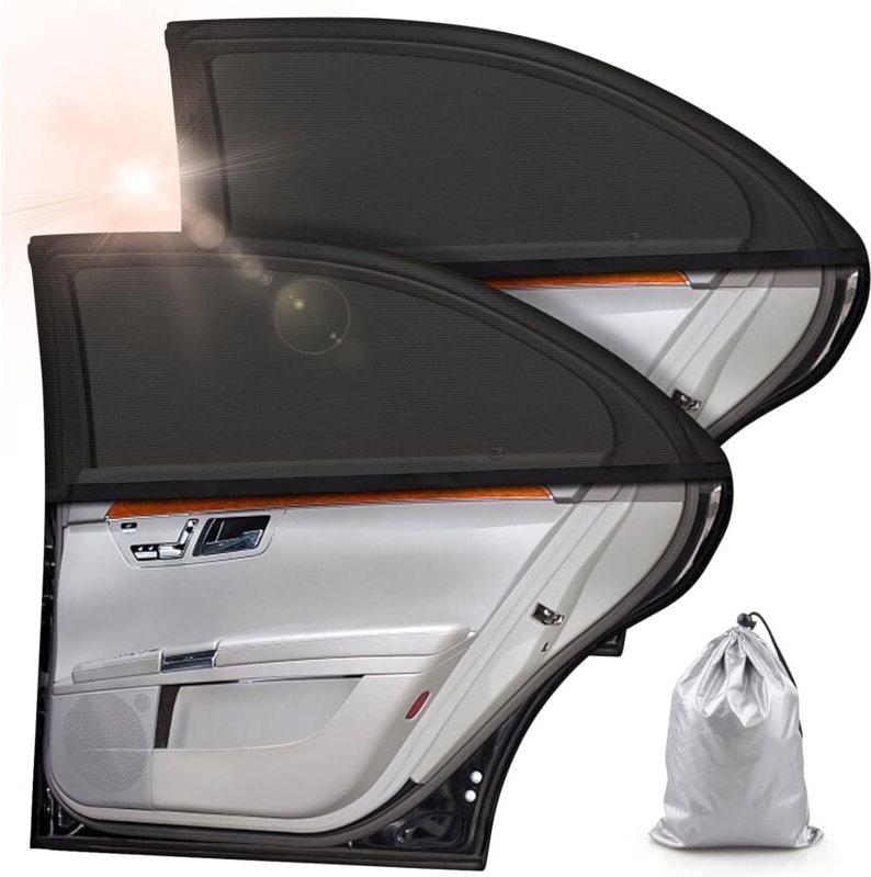 Pare Soleil Voiture Bébé,2 Pièces Chaussette Voiture Soleil par,Bloquer Les Rayons UV,par Protege Soleil Voiture Arrière...