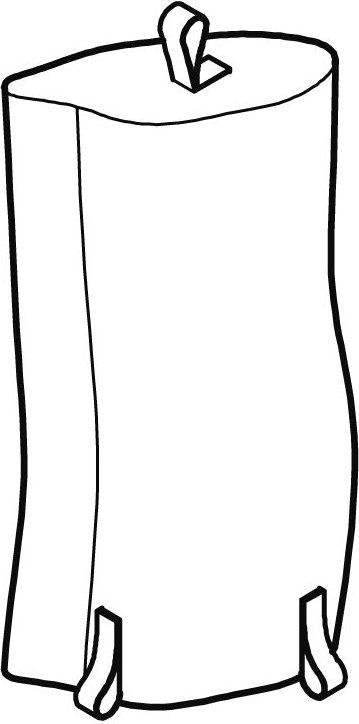 Femi - Diagonalfilterbeutel aus Baumwolle für dc 351.352.355 Plus - 5073233