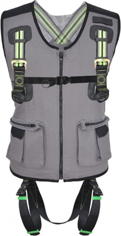 Mehrtaschen-Weste mit Sicherheitsgurt – 2 Befestigungspunkte - FA1030100