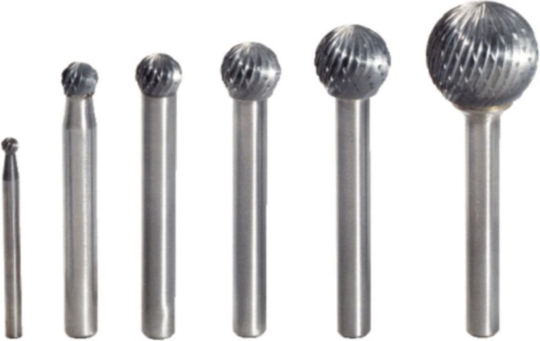 KS Tools HM Kugel-Frässtift Form D, 3mm