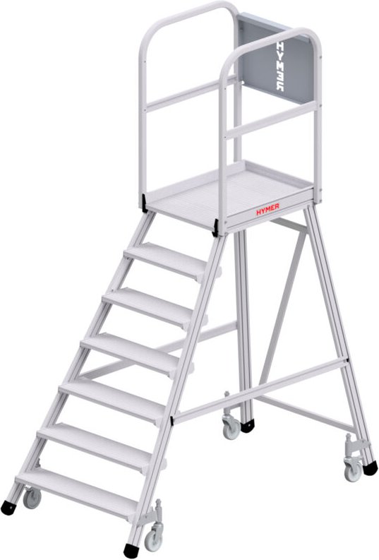 Hymer Podesttreppe 6188 fahrbar einseitig begehbar 7 Stufen