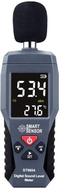 Ahlsen SMART SENSOR Schallpegelmesser Schallpegelrekorder Geräuschtester Digitaler Audio-Schallpegelmesser, Messbereich ...