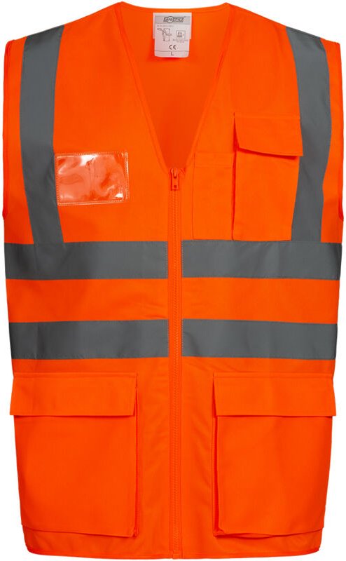 Gr .6XL (78/80) EWALD WARNSCHUTZWESTE ORANGE orange EWALD HIGH VISIBILITY VE