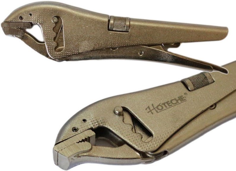 Trade Shop Traesio - Trade Shop - selbstsichernde zange schraubenschlüssel einstellbar druck stahl 10' 250MM -