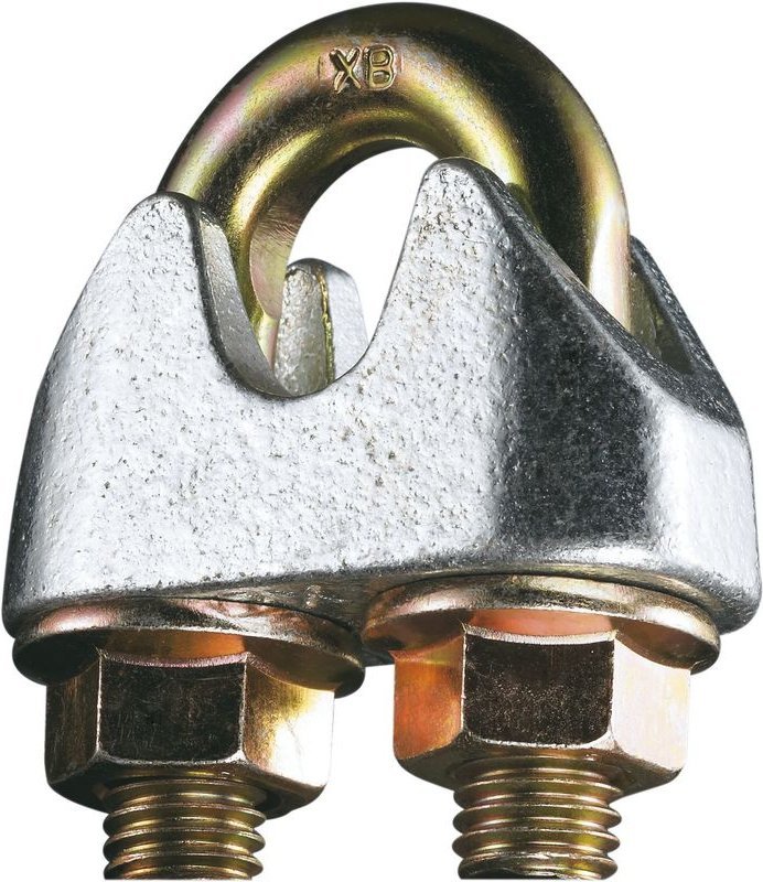 Drahtseilklemme en 13411-5 verzinkt Seil ø 8 mm