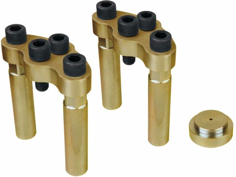 KS Tools Nabenabzieher für niedrig gebaute Anhänger, 15-tlg.