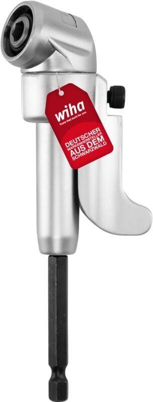 Hochleistungs-Winkelschrauber mit Schnellwechselhalter mit um 105° abgewinkeltem Kopf, magnetisch, 1/4 mm, 130 mm i um d...