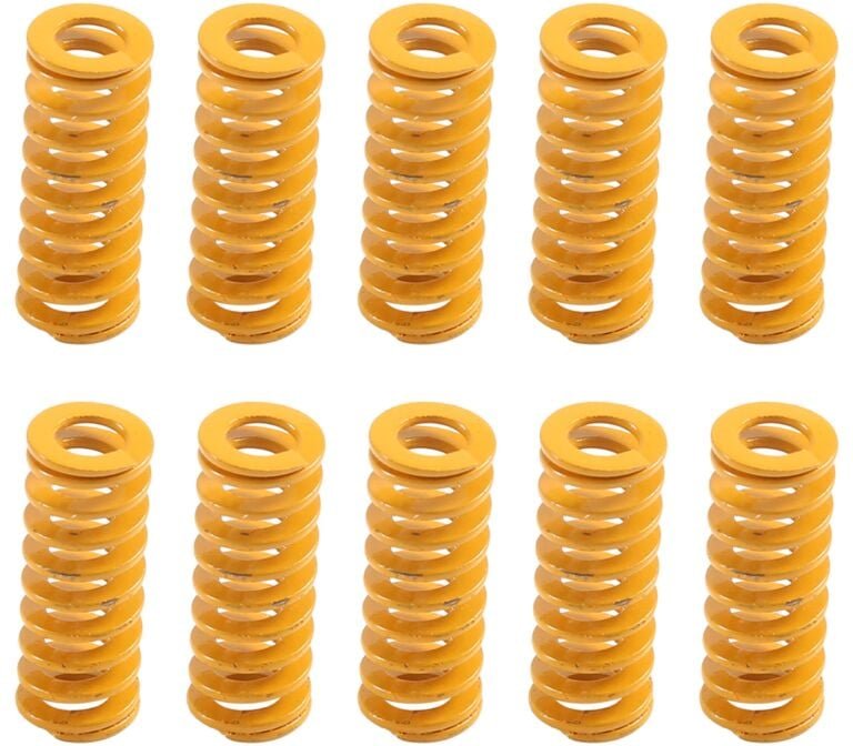 3D Drucker Heizbett Nivellierungs 8X20Mm Kompression Gelb für 2 3 Pro -10S pro Hotbed (10 StüCke)