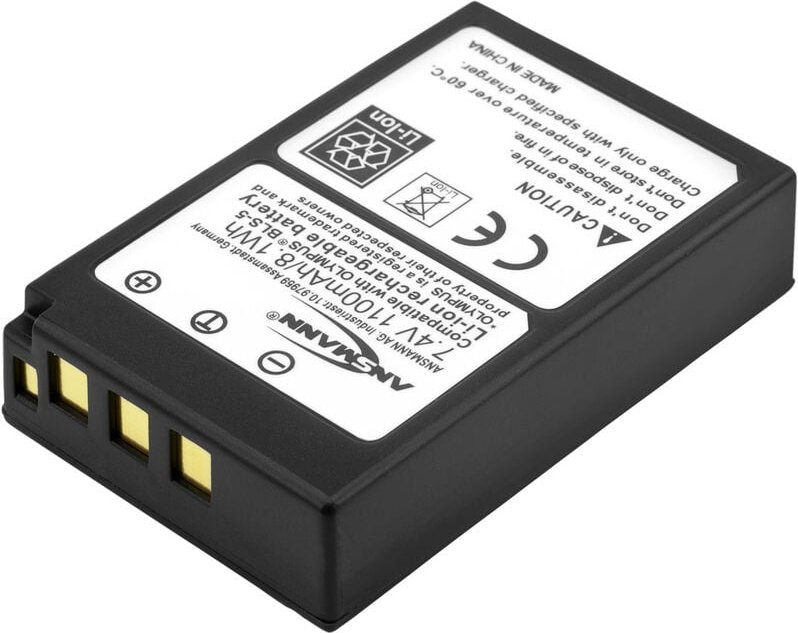 Ansmann A-Oly BLS-5 Kamera-Akku ersetzt Original-Akku (Kamera) BLS-5 7.4 V 1100 mAh