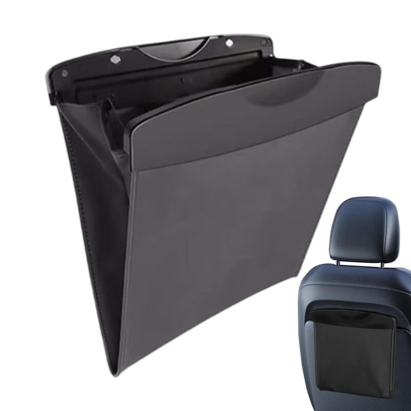Auto-Mülleimer, wasserdichter Mülleimer für die Rückbank, multifunktionaler Auto-Organizer, Innenraumzubehör für LKWs, B...